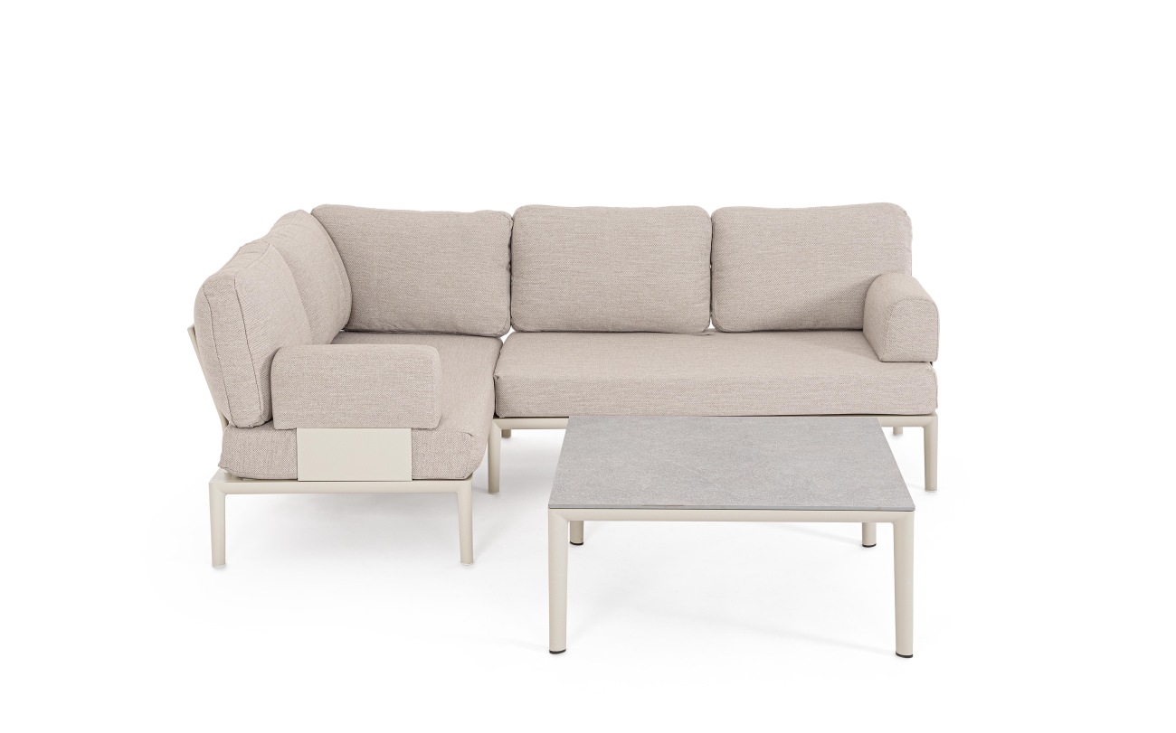 Gartencouchtisch Gerald aus Aluminium 90x90 cm, Pelikan