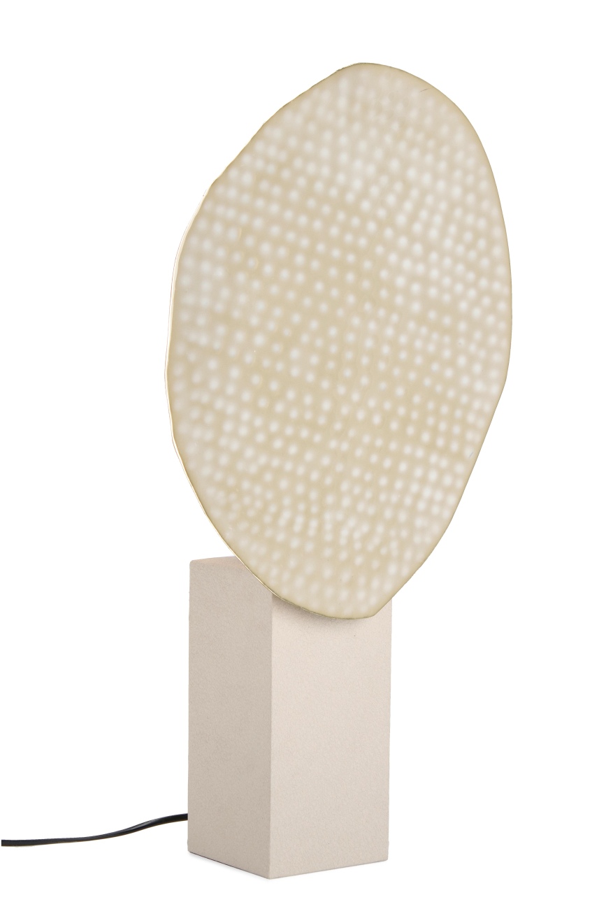 Tischleuchte Neev aus Metall Groß, Beige Tischleuchte Neev aus Metall Groß, Beige