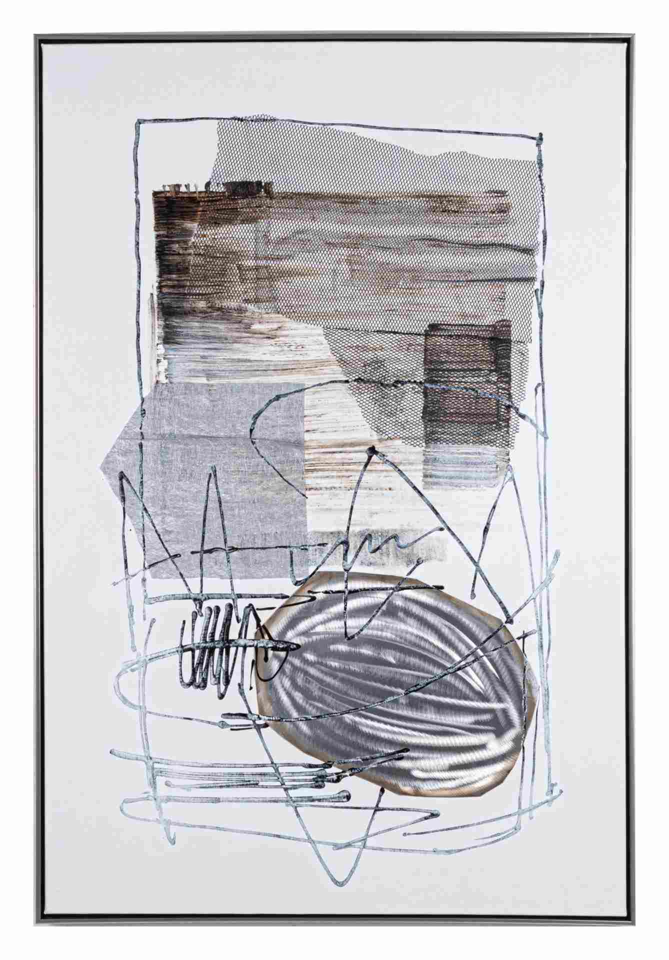 Ölbild Wire No. 2, 82x122 cm Ölbild Wire No. 2, 82x122 cm
