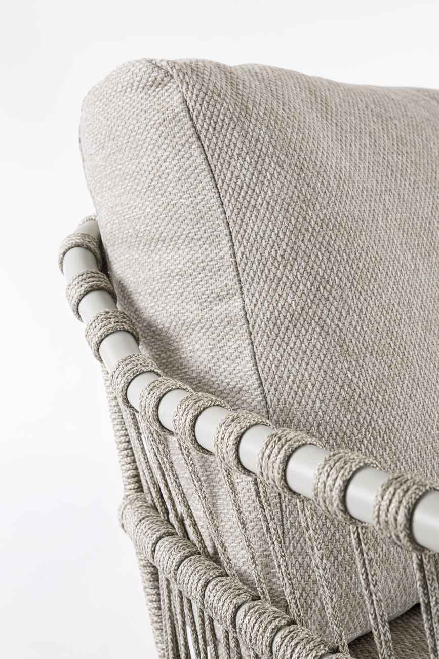 Gartensofa Talaia aus Metall, Frostig