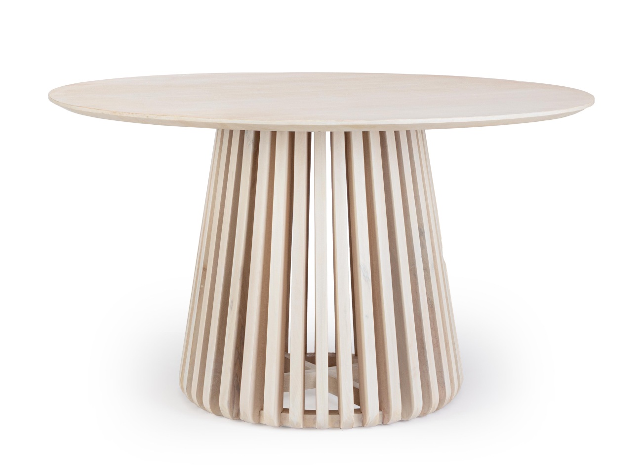 Esstisch Odion aus Mangoholz Ø 130 cm, Natur Esstisch Odion aus Mangoholz Ø 130 cm, Natur