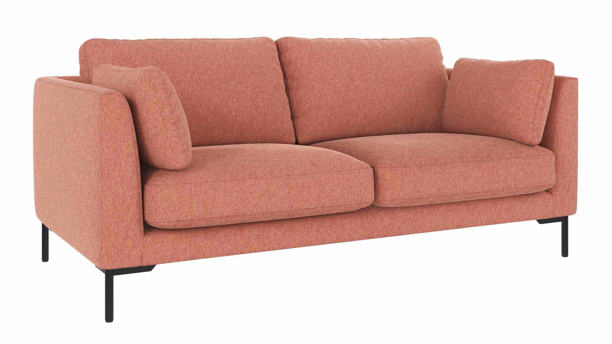 Sofa Corwin 2,5-Sitzer, Bezug Brenda Rot