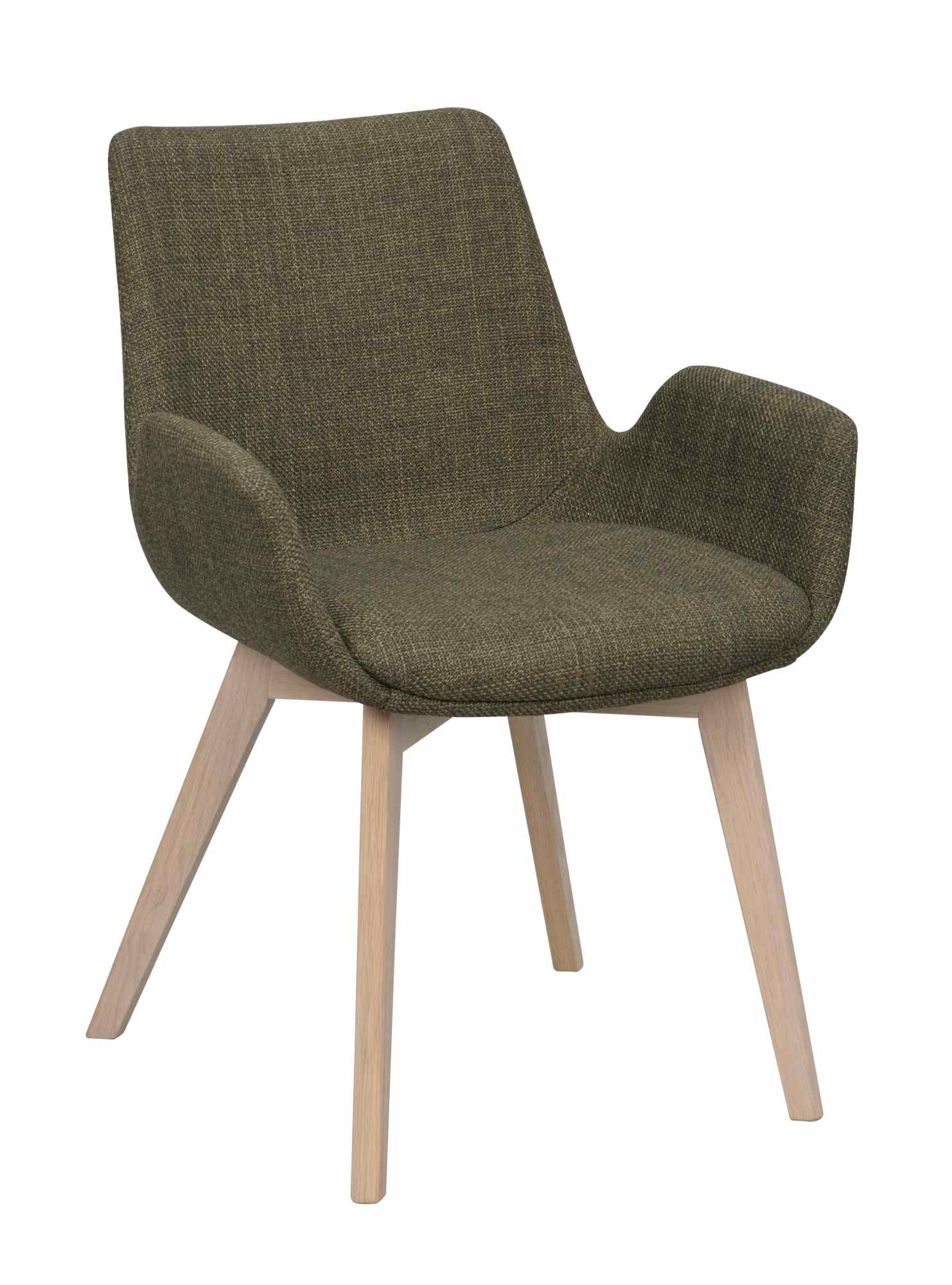 Stuhl Drimsdale 2er Set mit Armlehne, Grün / Hell passt perfekt in stilvolle Wohnräume. Stuhl Drimsdale 2er Set mit Armlehne, Grün / Whitewash