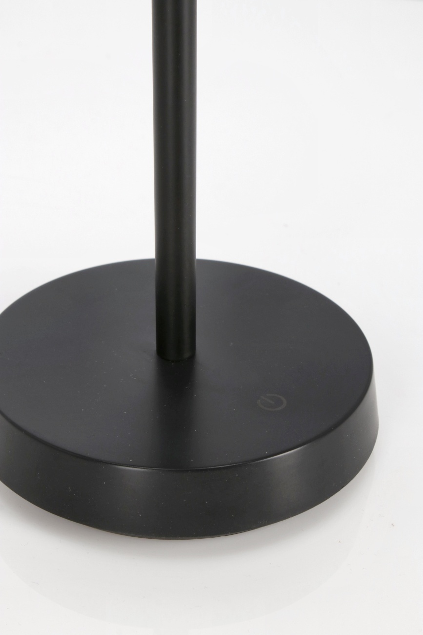 Gartentischleuchte Caral mit LED, Schwarz