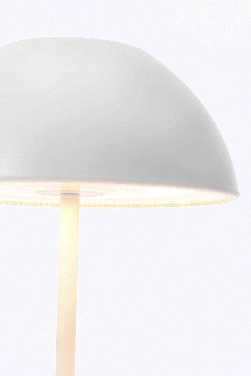 Gartentischleuchte Beren mit LED, Weiß