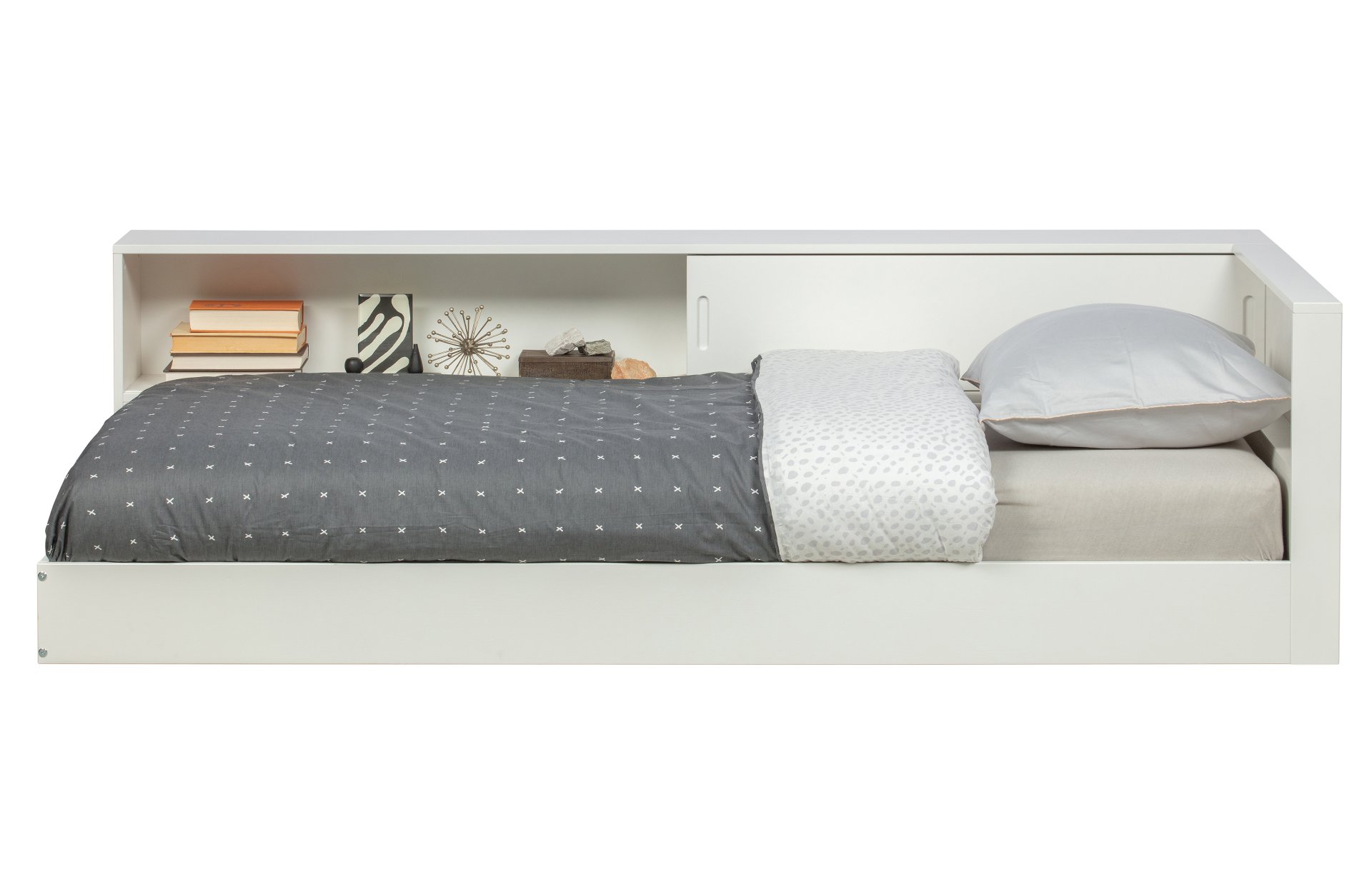 Bettgestell Connect, Weiß Bettgestell Connect, Weiß