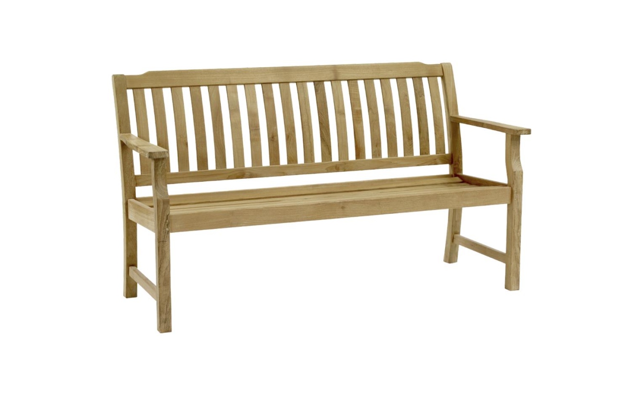 Gartenbank Nelson aus Teakholz Gartenbank Nelson aus Teakholz