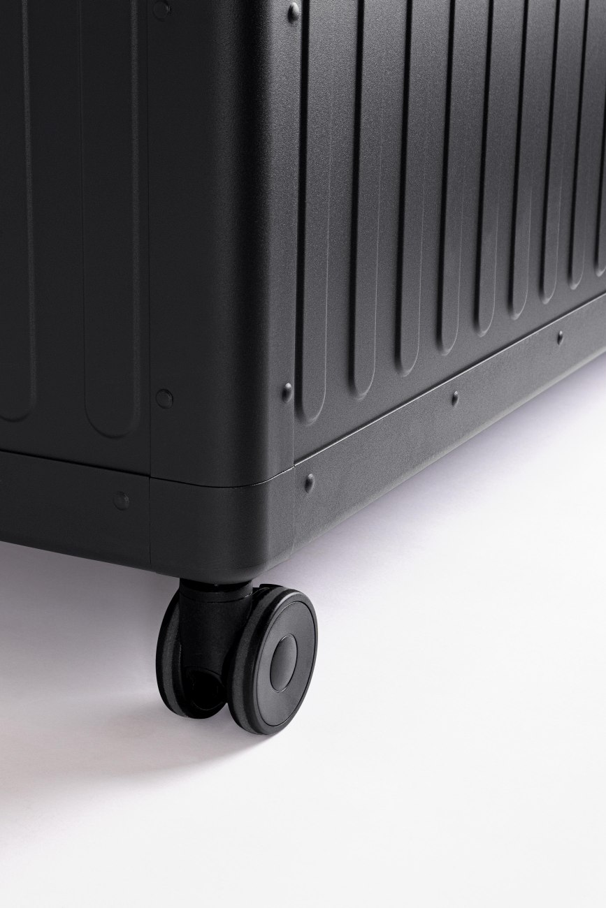 Gartentruhe Ocean aus Aluminium, Anthrazit