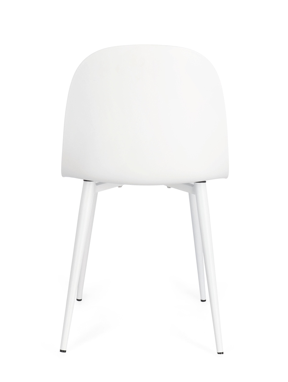 Esszimmerstuhl Ella 4er-Set aus Kunststoff, Weiß