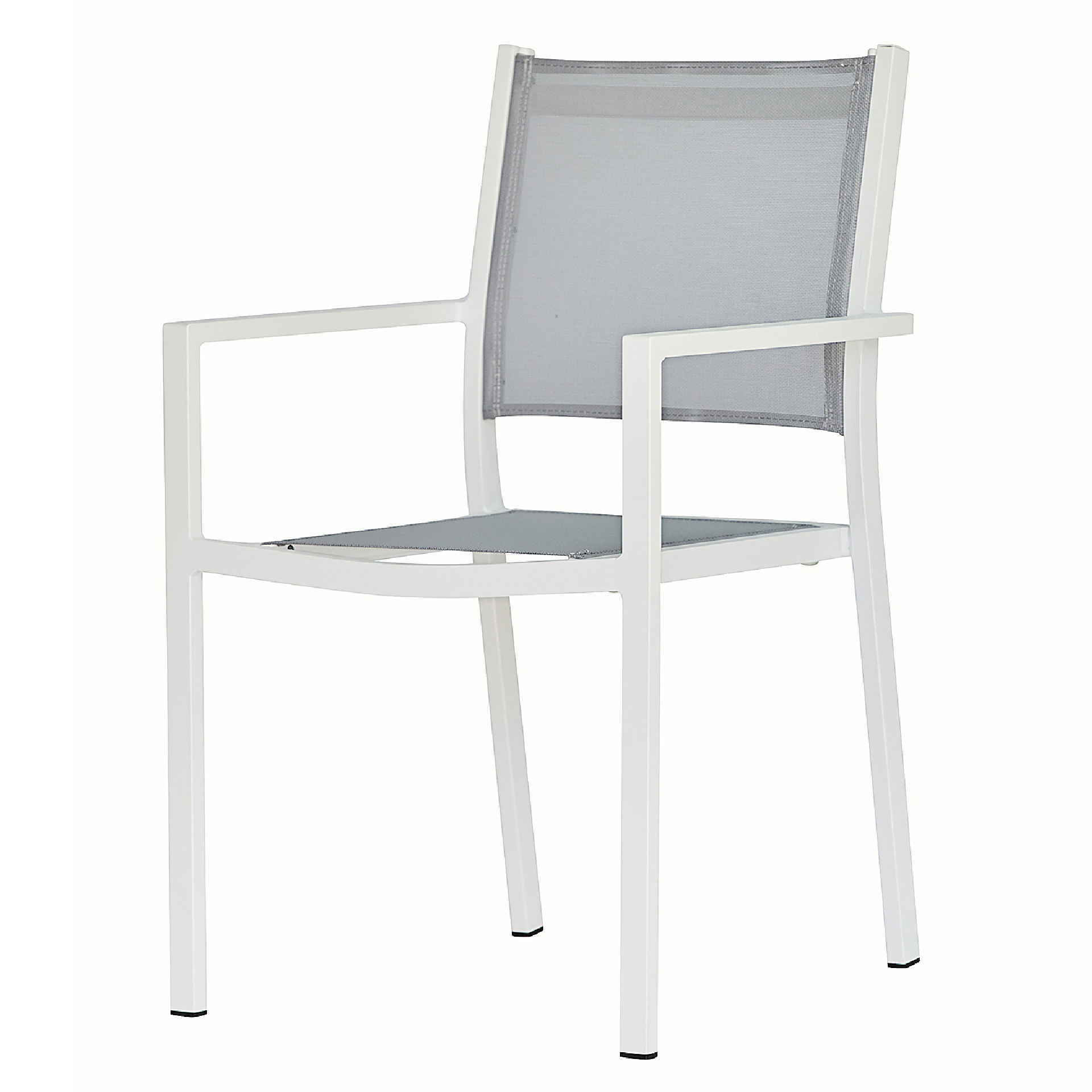 JanKurtz Gartenstuhl Gartensessel Aria Armlehne Textilene Aluminium stapelbar