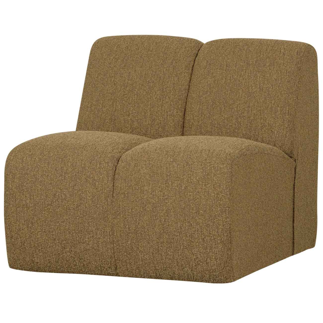 Modulsofa Mojo Boucle Einzel-Element, Gelb/Braun Modulsofa Mojo Boucle Einzel-Element, Gelb/Braun