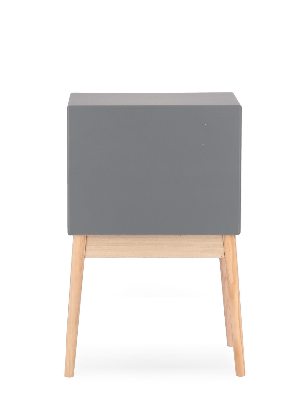 Kommode Ordinary aus Kiefernholz Grau, 3 Schubladen