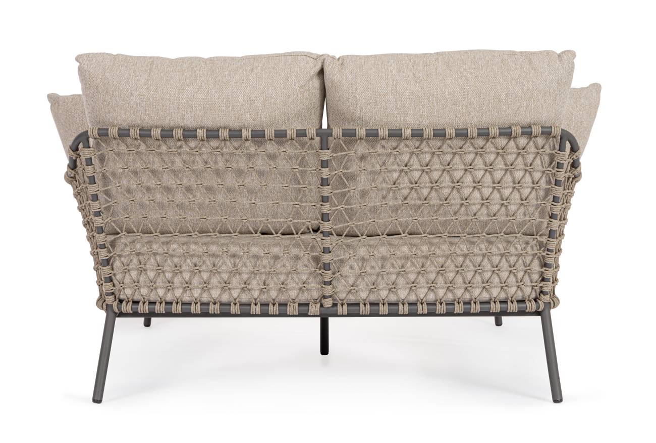 Gartendaybed Ivissa aus Metall, Anthrazit