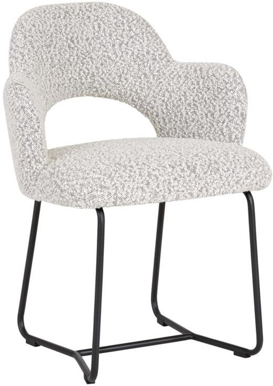 Esszimmerstuhl Vista aus Boucle-Stoff, Hellgrau Esszimmerstuhl Vista aus Boucle-Stoff, Hellgrau