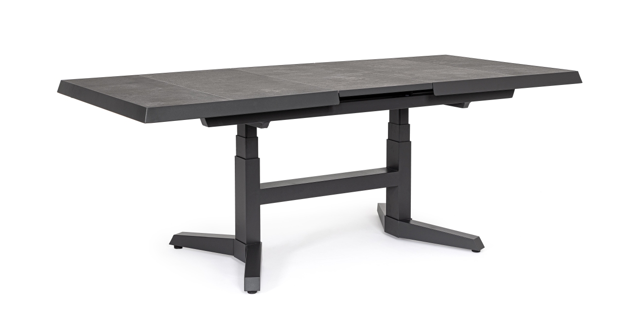 Gartenesstisch Robert aus Aluminium 140-180 cm, Anthrazit Gartenesstisch Robert aus Aluminium 140-180 cm, Anthrazit