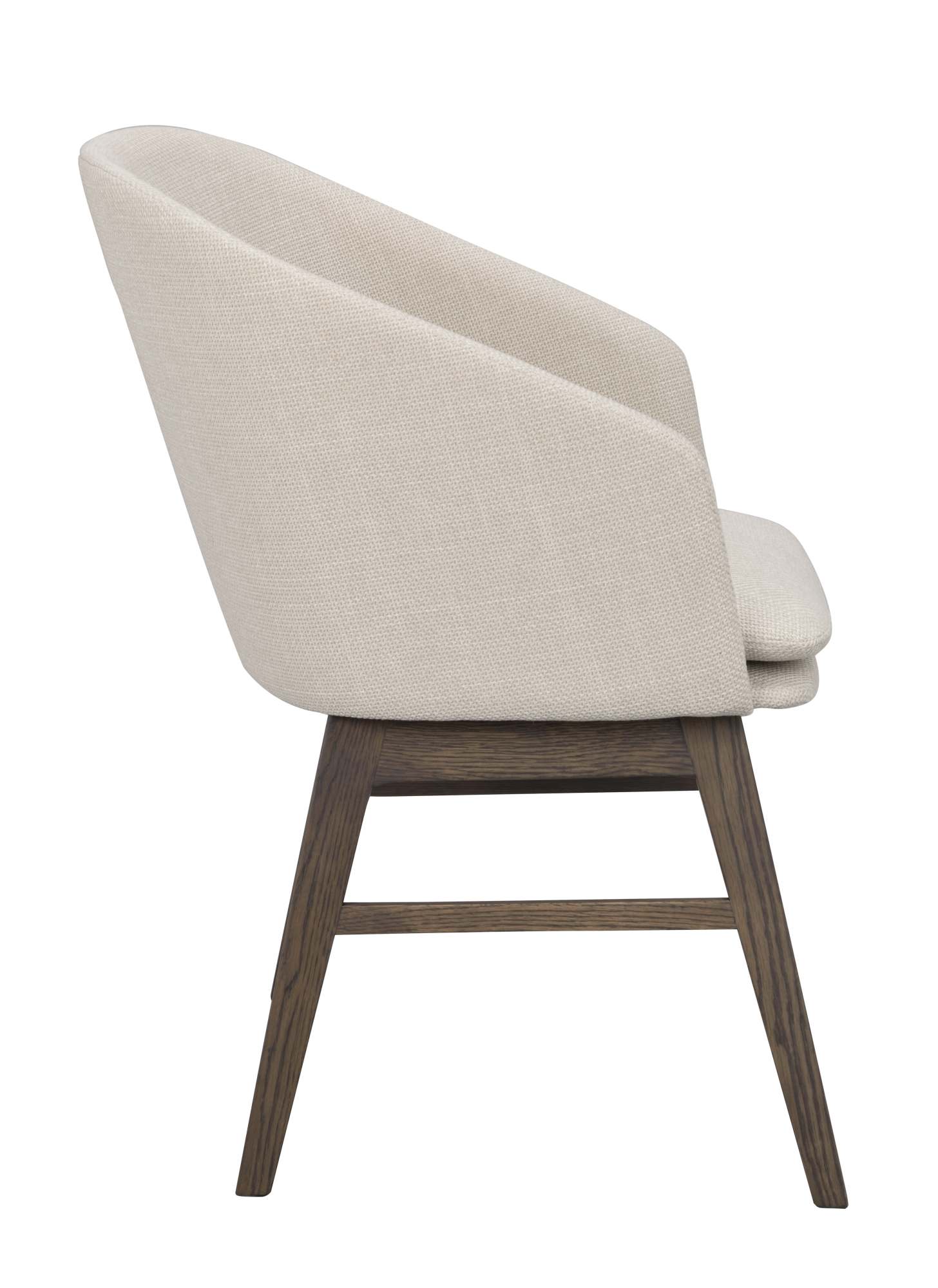 Edles Möbelstück: Stuhl Windham 2er Set mit Armlehnen, Beige / Braun für stilvolle Einrichtung.