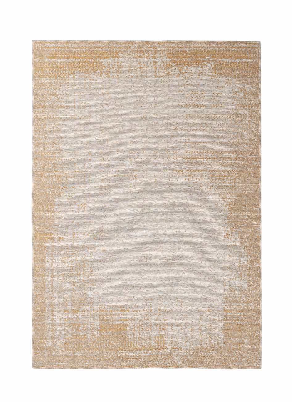 Teppich Silva aus Stoff Gelb/Creme, 160x230 cm Teppich Silva aus Stoff Gelb/Creme, 160x230 cm
