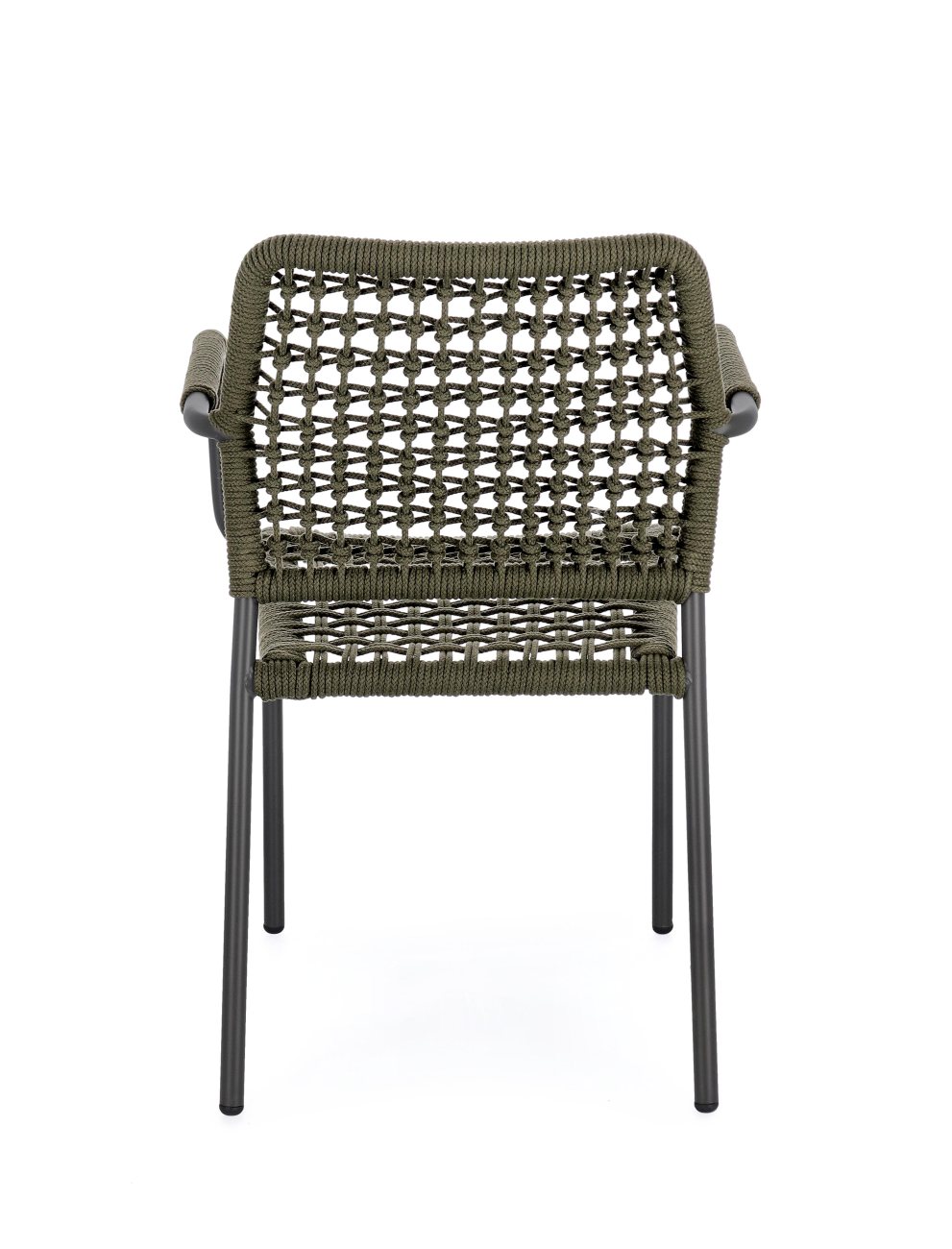 Gartenstuhl Rajada aus Aluminium, Grün / Anthrazit