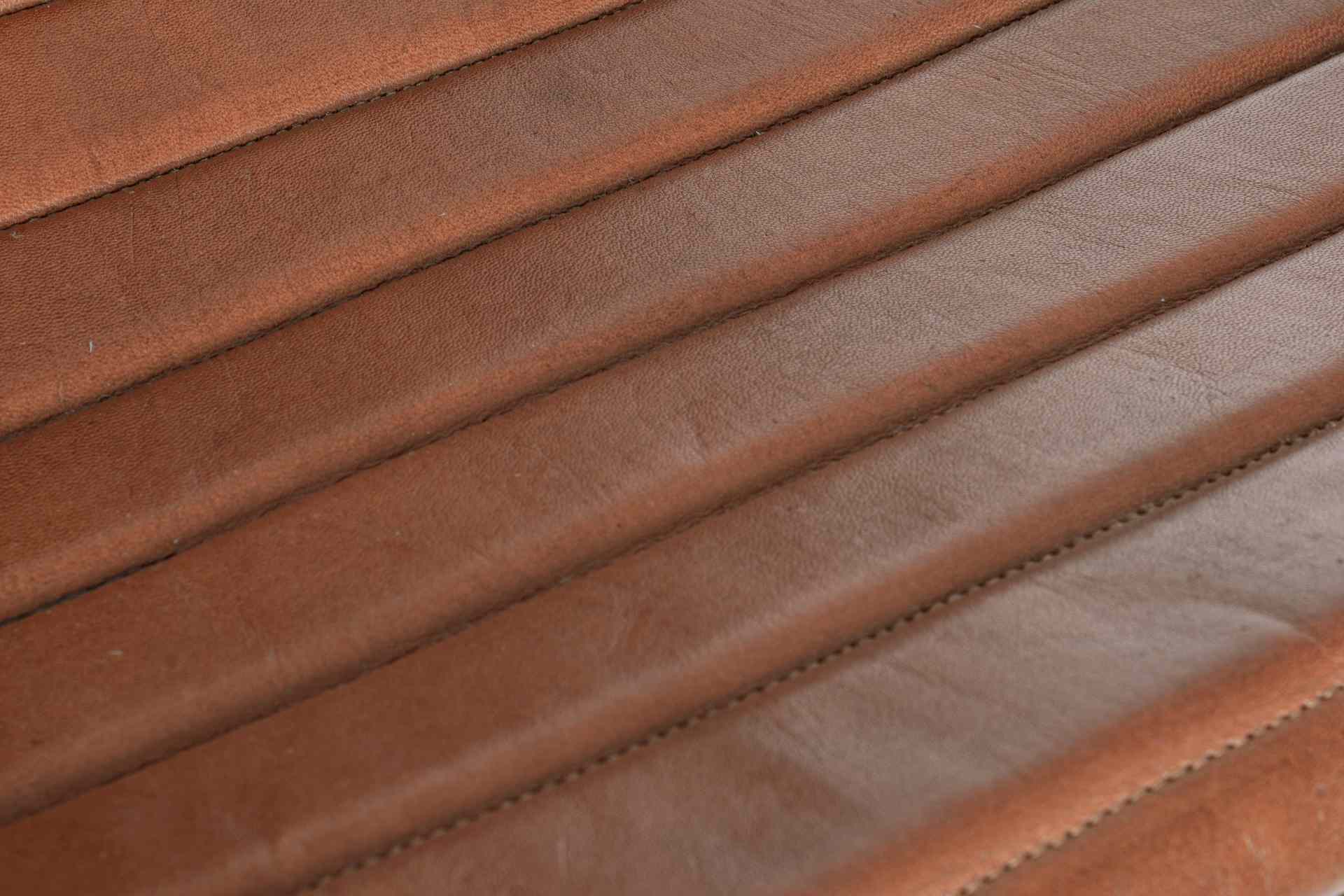 Sessel Karisma aus Leder, Cognac