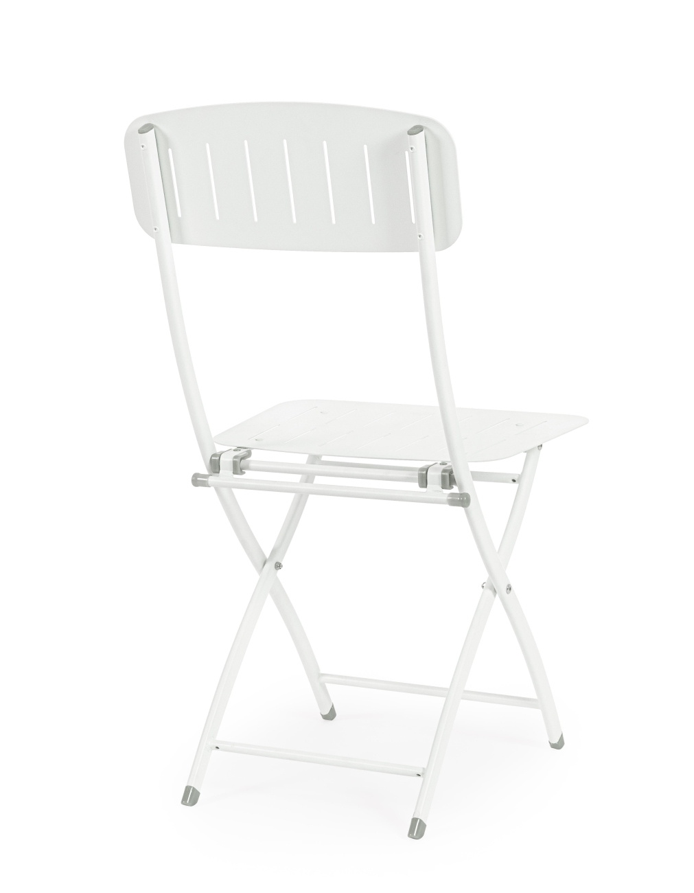 Gartenstuhl Yvonne aus Metall, Weiß