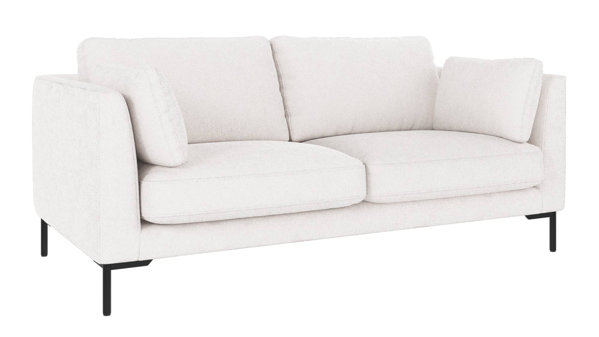 Sofa Corwin 2,5-Sitzer, Bezug Bobby Weiß