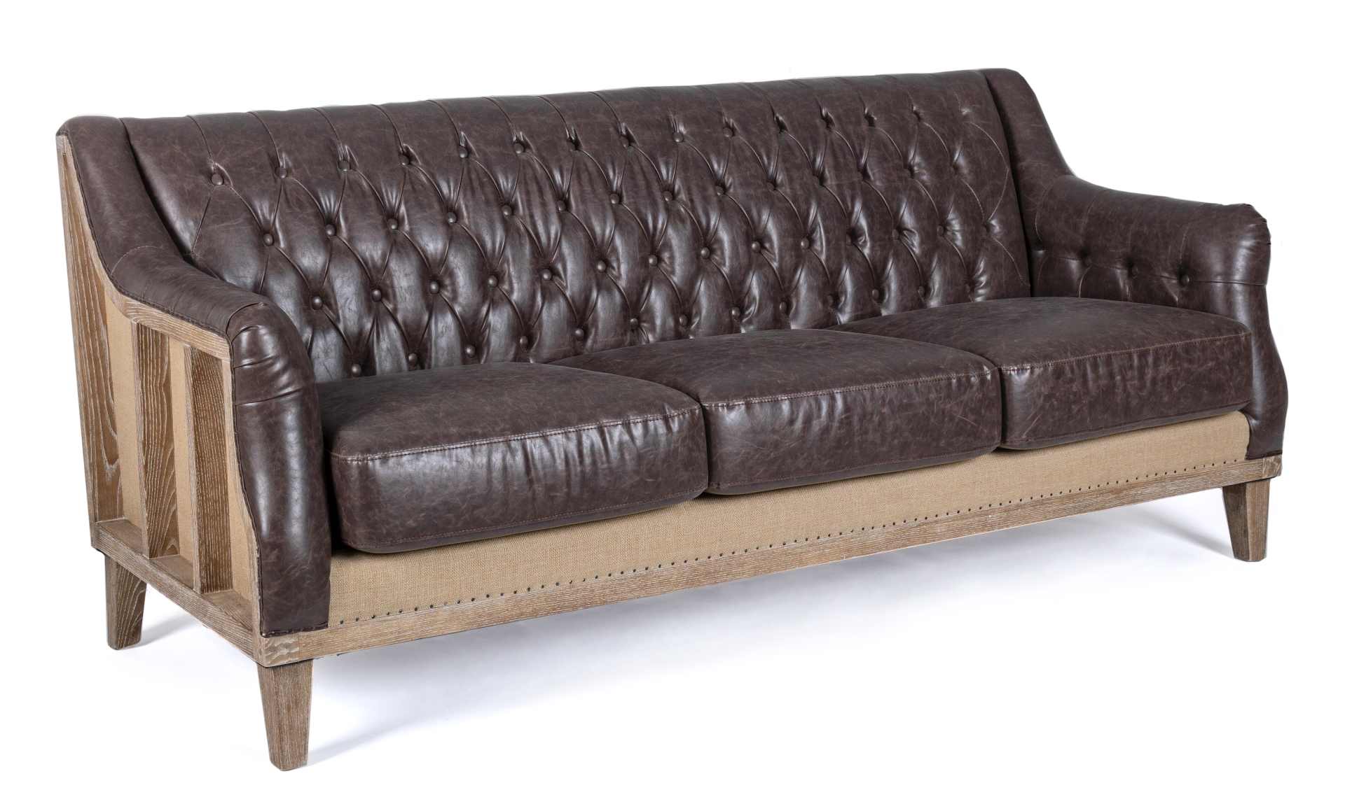 Sofa Raymond aus Kunstleder, 3-Sitzer Sofa Raymond aus Kunstleder, 3-Sitzer