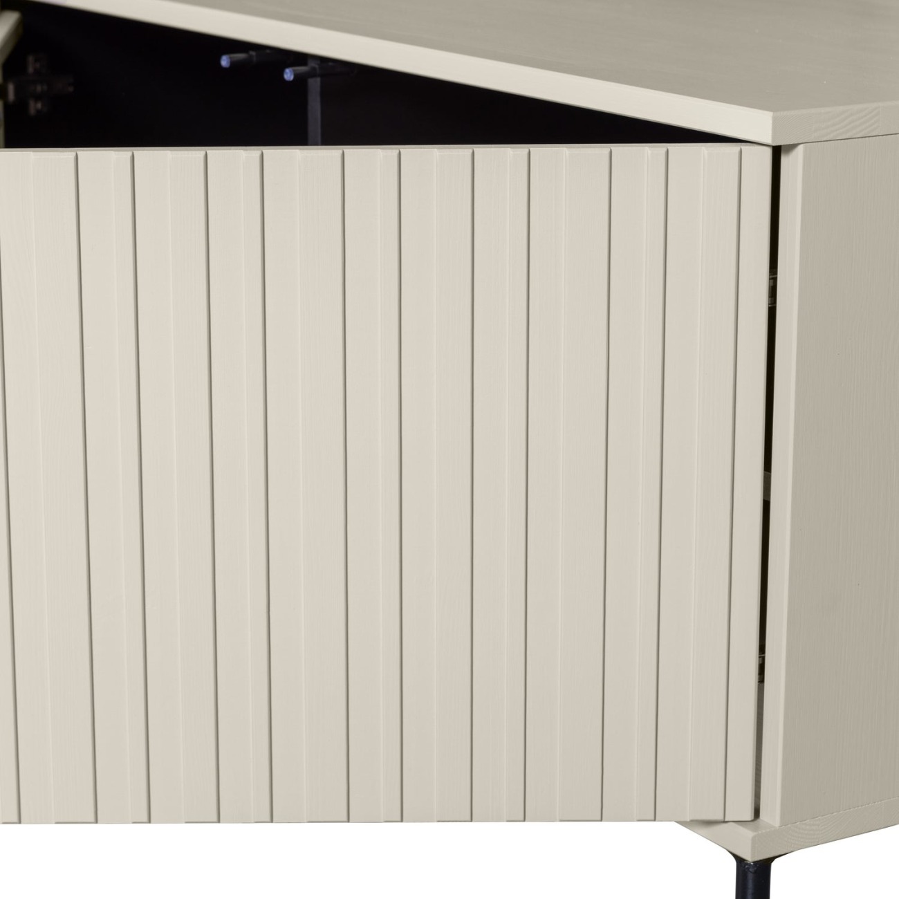 TV Board Gravure aus Kiefernholz 150 cm, Dust