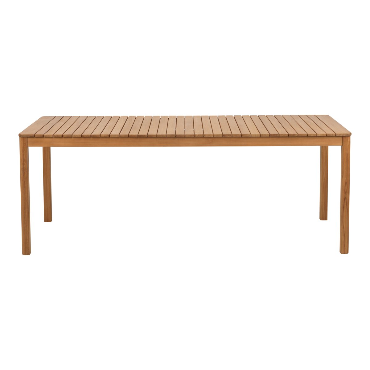 Gartenesstisch Joe aus Teakholz, 195x90 cm, Natur