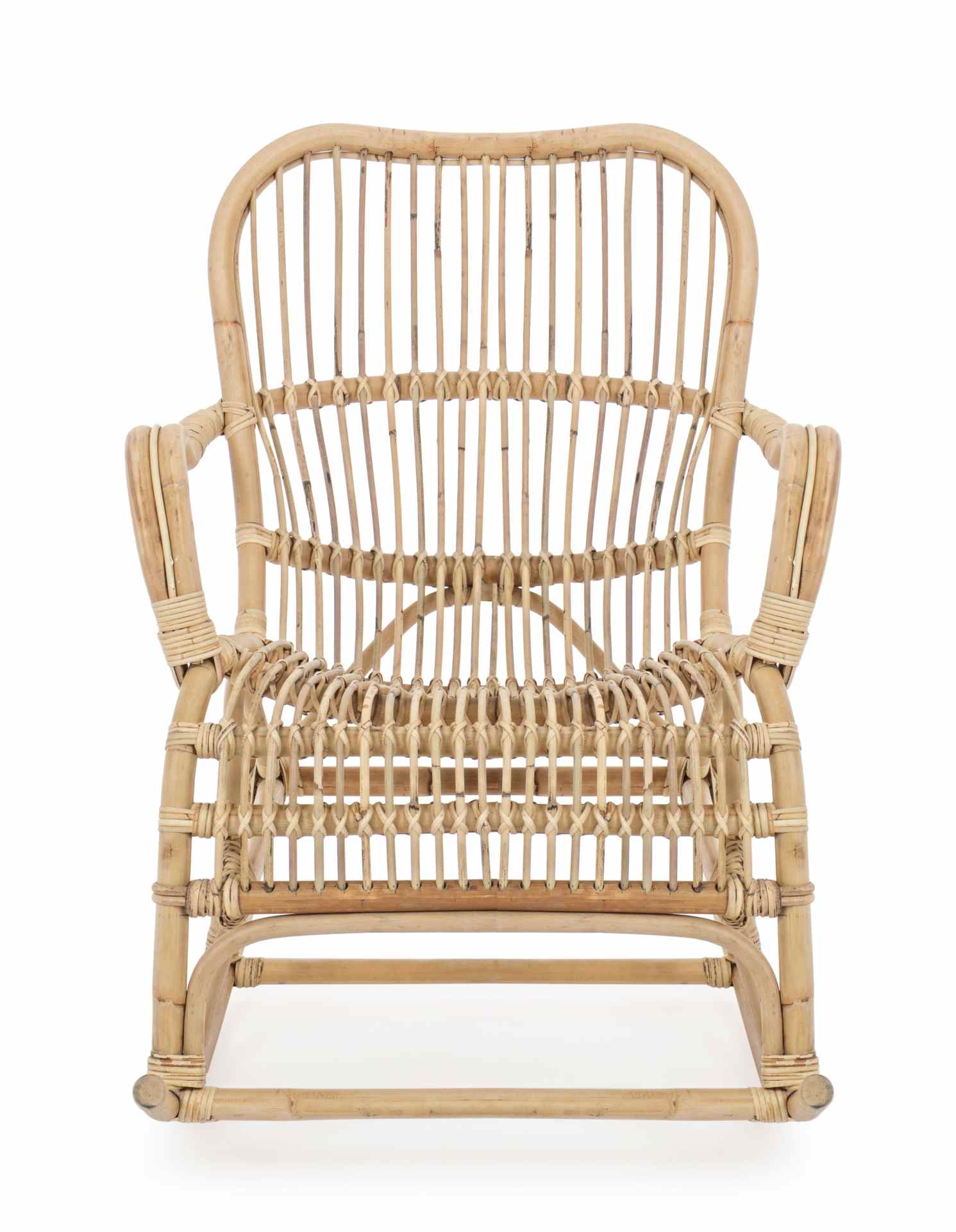 Sessel Casimira aus Rattan, Natur