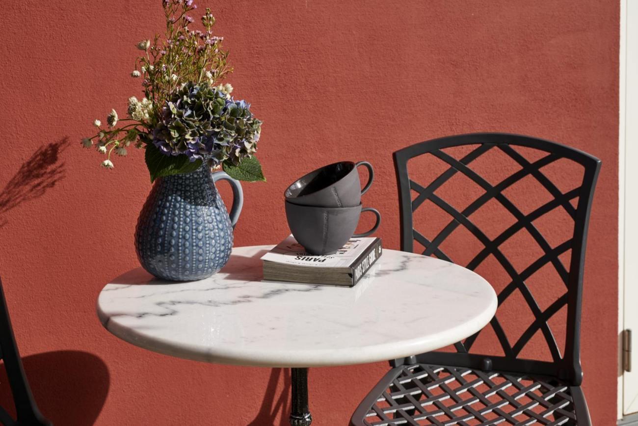 Gartenstuhl Arras aus Metall, Grau