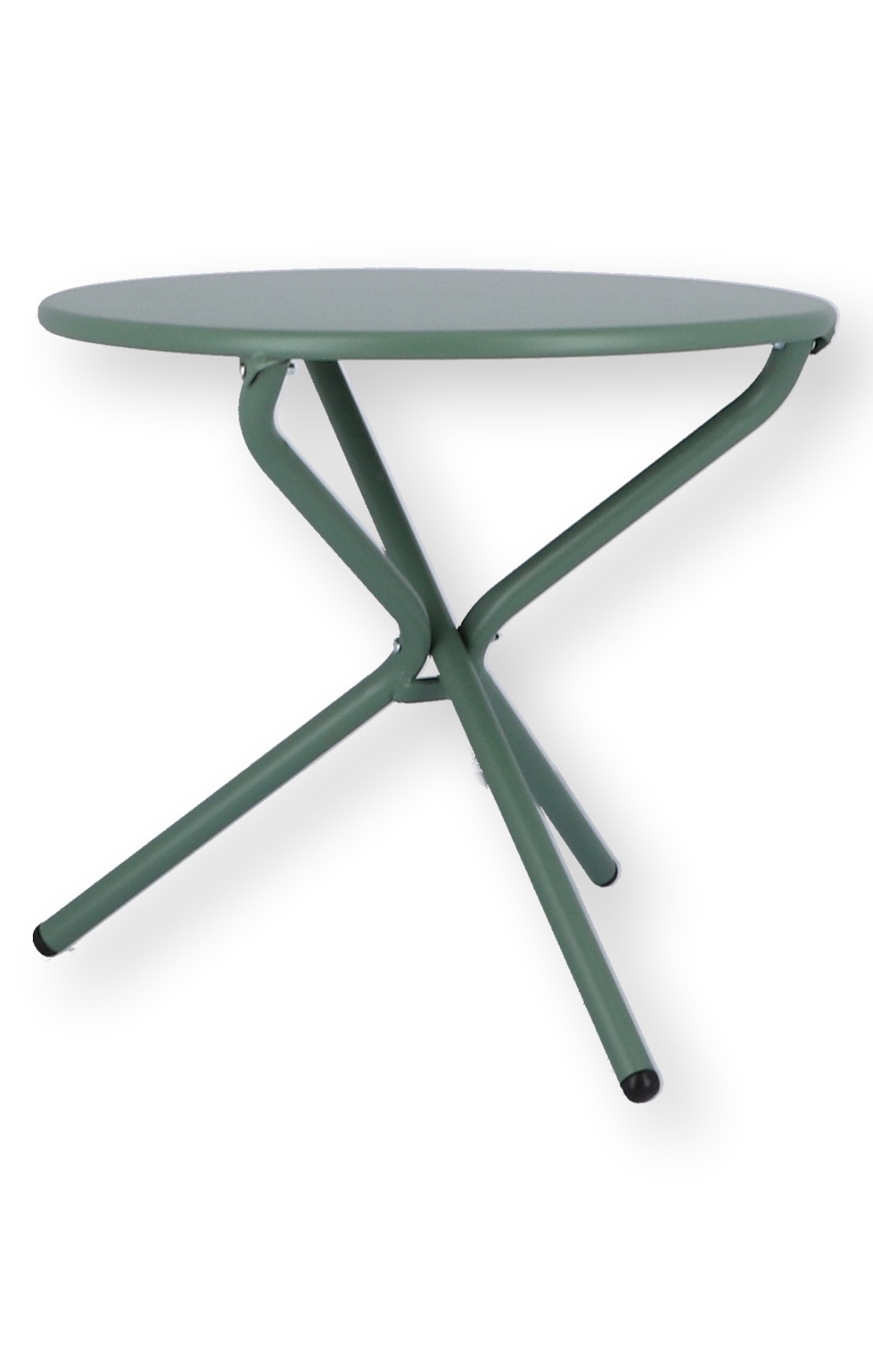 Beistelltisch Tris aus Aluminium, Salbei Beistelltisch Tris aus Aluminium, Salbei