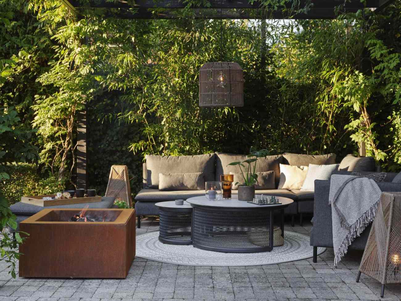 Gartencouchtisch Virgo aus Metall, Ø 60 cm