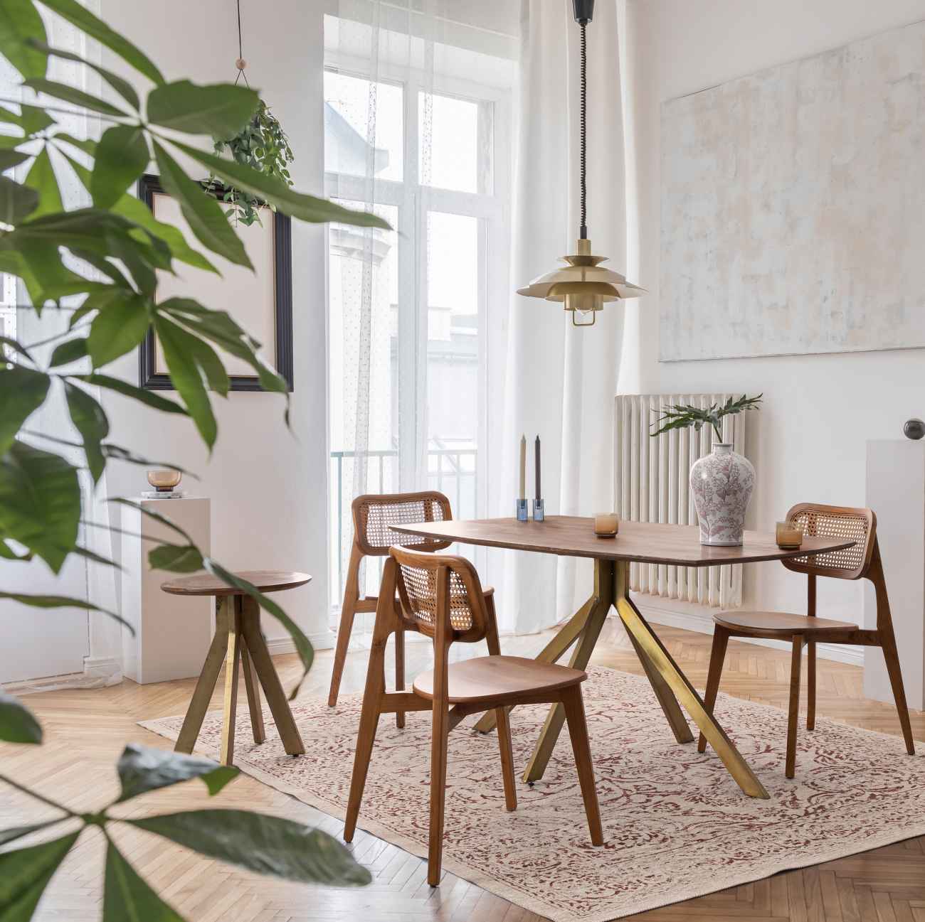 Esszimmerstuhl Abby aus Teakholz, Natur Esszimmerstuhl Abby aus Teakholz, Natur