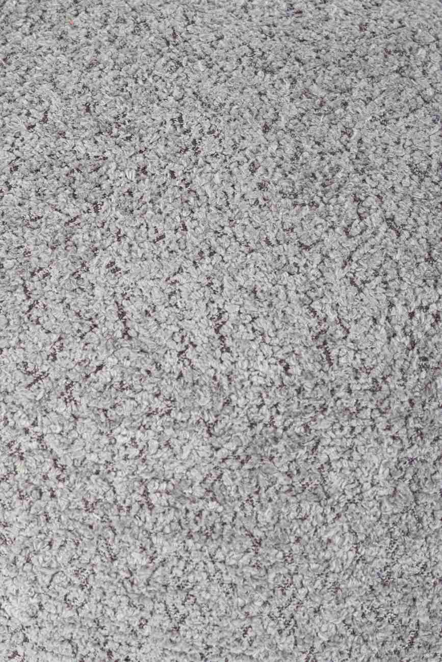 Hocker Dayla aus Boucle-Stoff, Grau