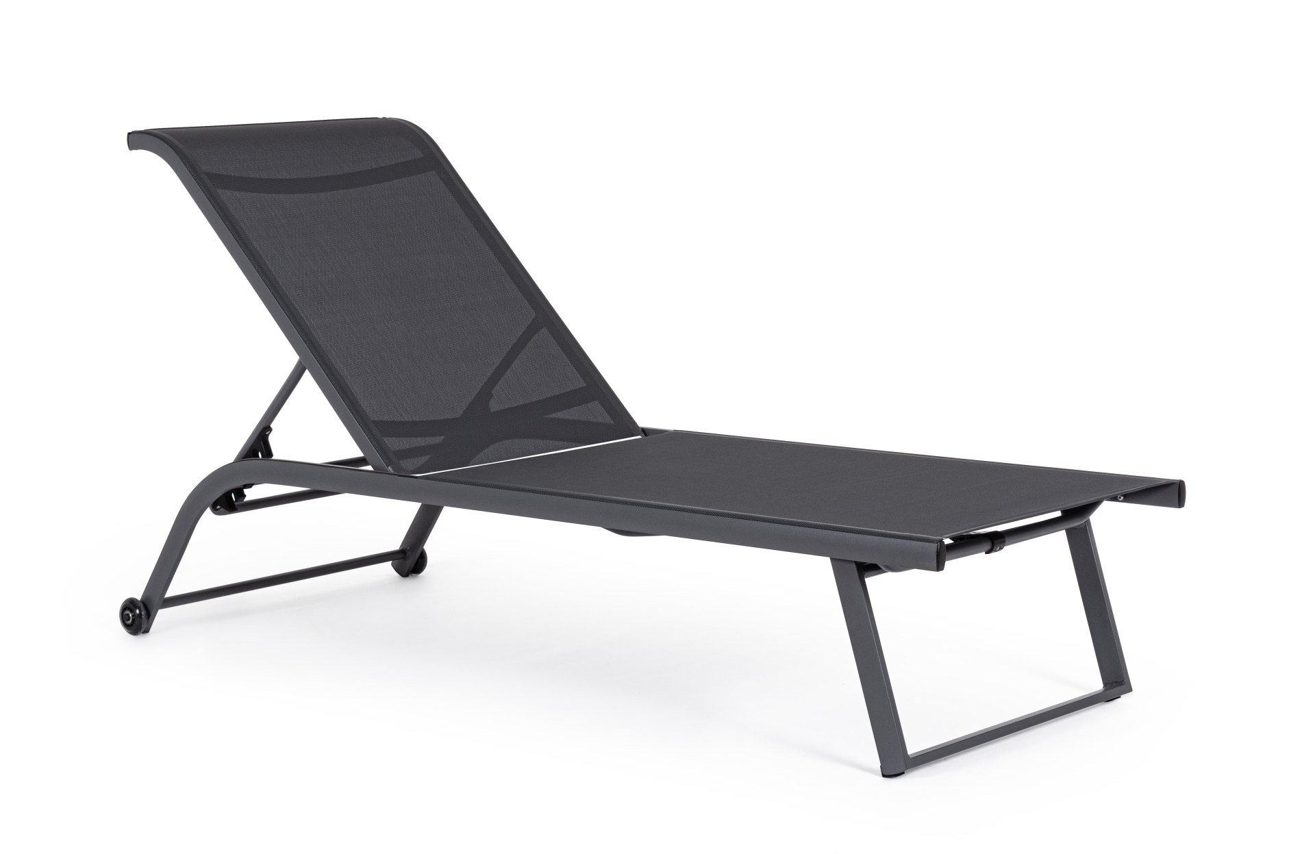 Gartenliege Taylor mit Rollen, Anthrazit Gartenliege Taylor 2er-Set mit Rollen, Anthrazit