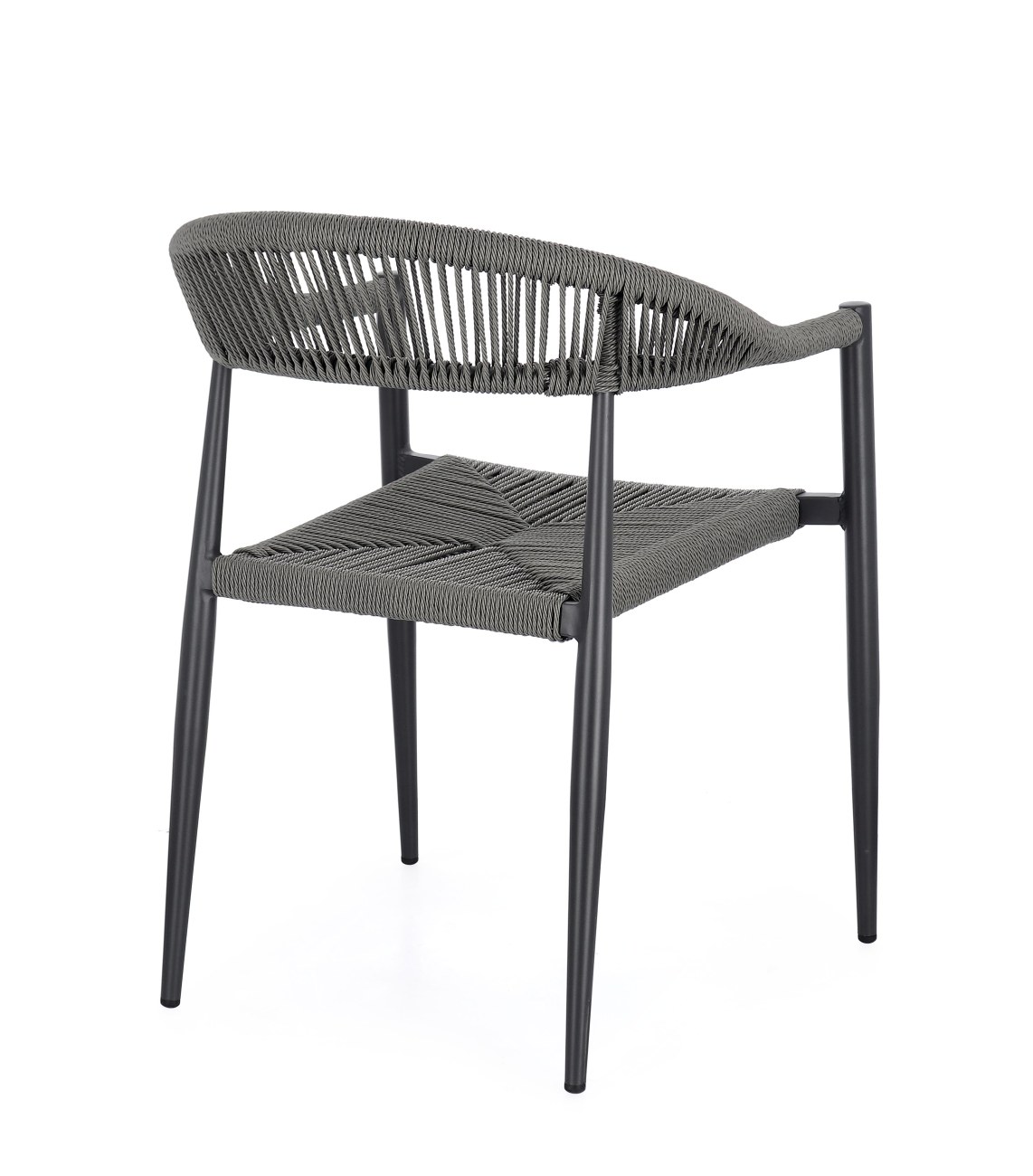 Gartenstuhl Jandia aus Aluminium, Anthrazit / Grau