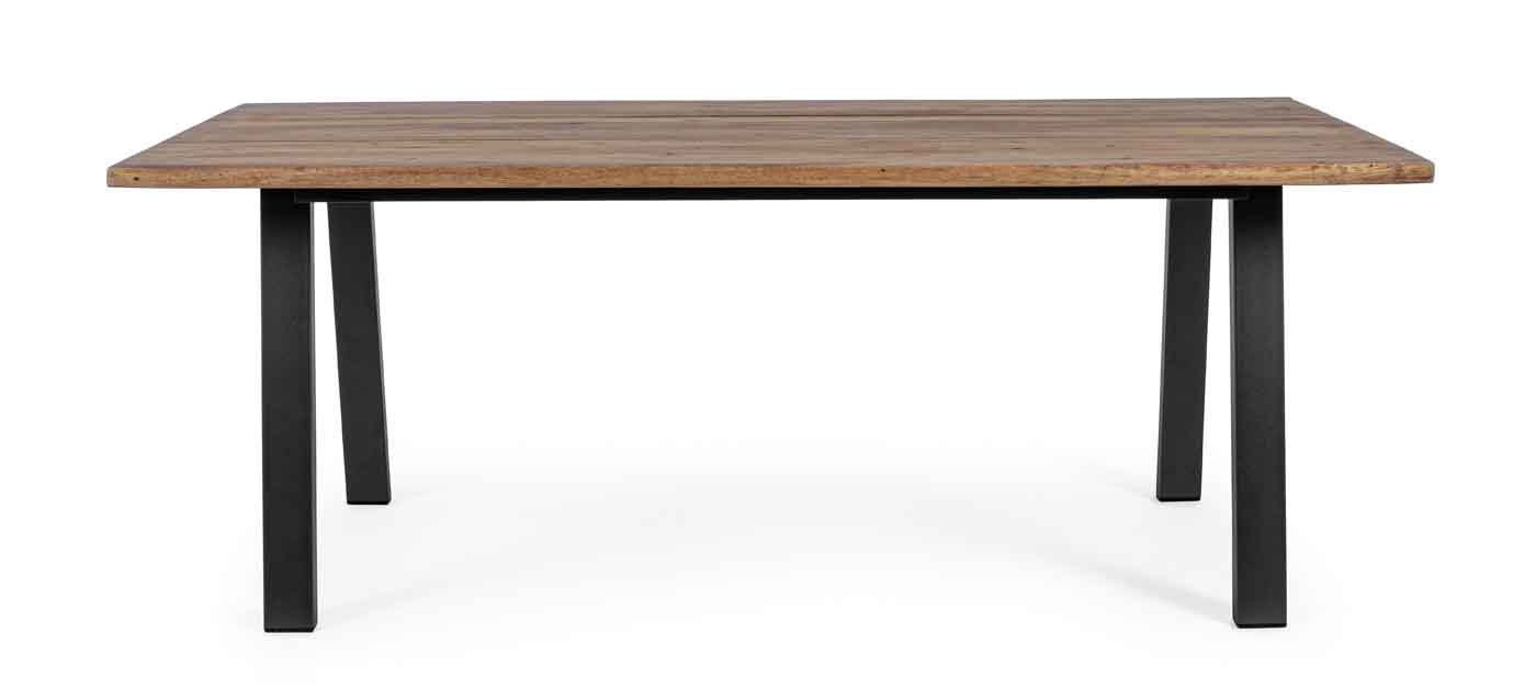 Gartentisch Oslo, Tischplatte Akazie, 200x100 cm, Anthrazit