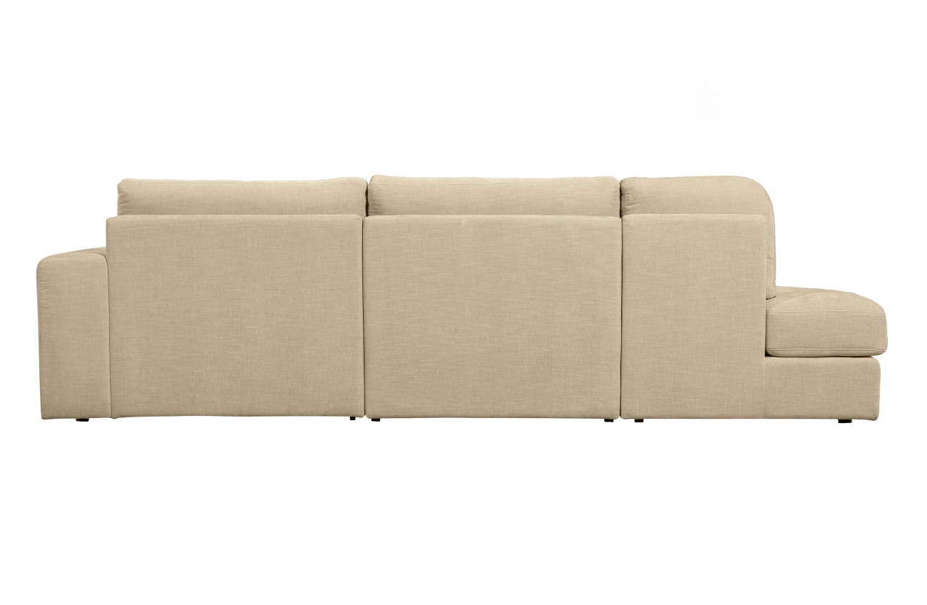 Das Sofa Family überzeugt mit seinem modernen Design. Gefertigt wurde es aus Webstoff, welches einen Sand Farbton besitzt. Das Gestell ist aus Holz und hat eine schwarze Farbe. Das Sofa besitzt eine Sitzhöhe von 44 cm.