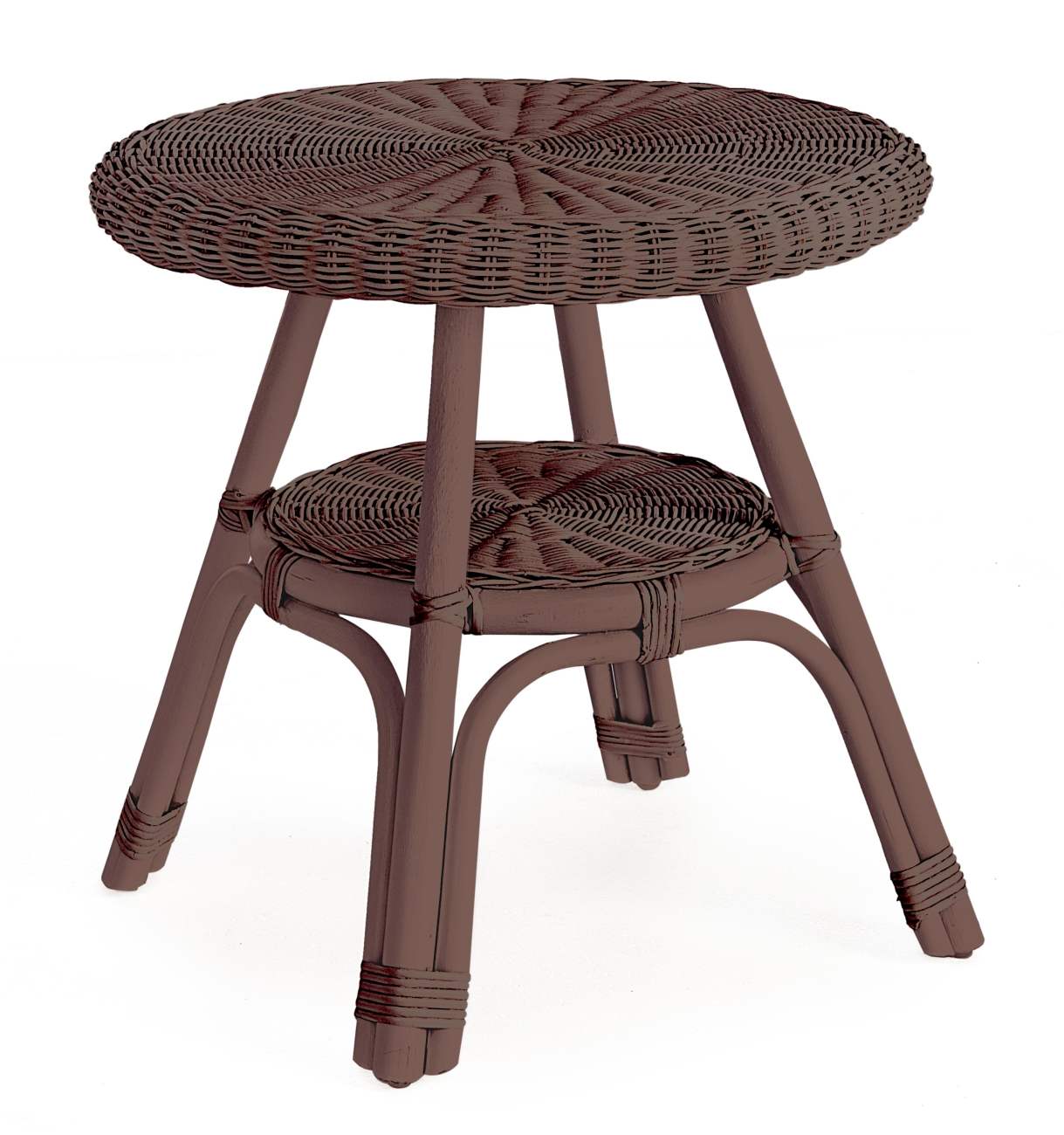 Gartenbeistelltisch Alliss aus Rattan, Ruby Gartenbeistelltisch Alliss aus Rattan, Ruby