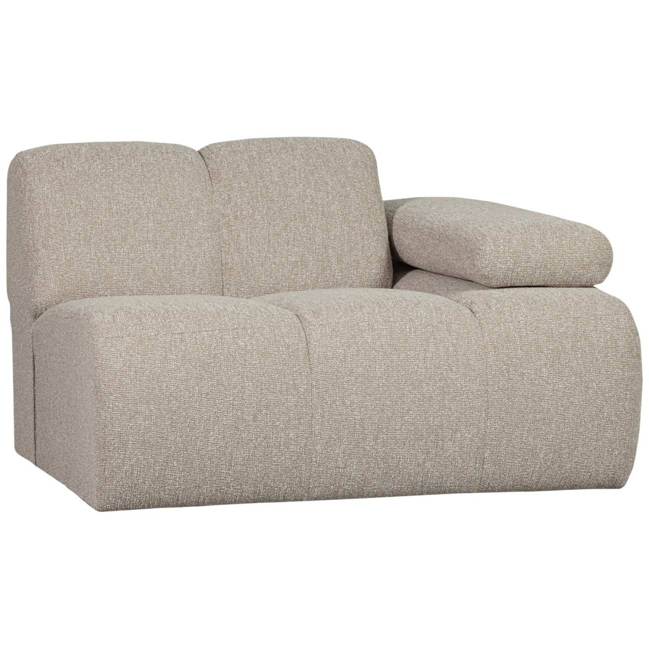 Modulsofa Mojo Boucle 1er Arm-Rechts, Beige Modulsofa Mojo Boucle 1er Arm-Rechts, Beige