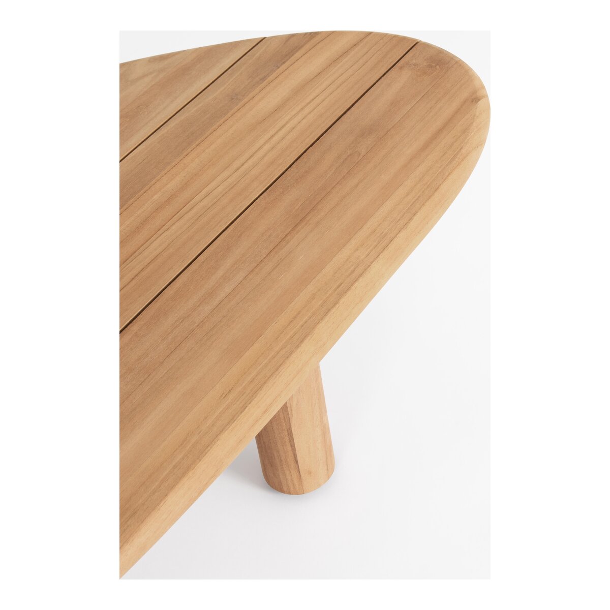 Gartencouchtisch Titus - Teakholz massiv Natur, 120 x 78 cm
