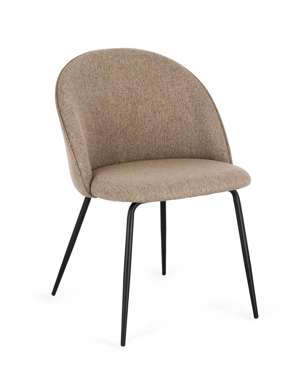 Esszimmerstuhl New Tanya 4er-Set aus Stoff, Kaffeebraun Esszimmerstuhl New Tanya 4er-Set aus Stoff, Kaffeebraun