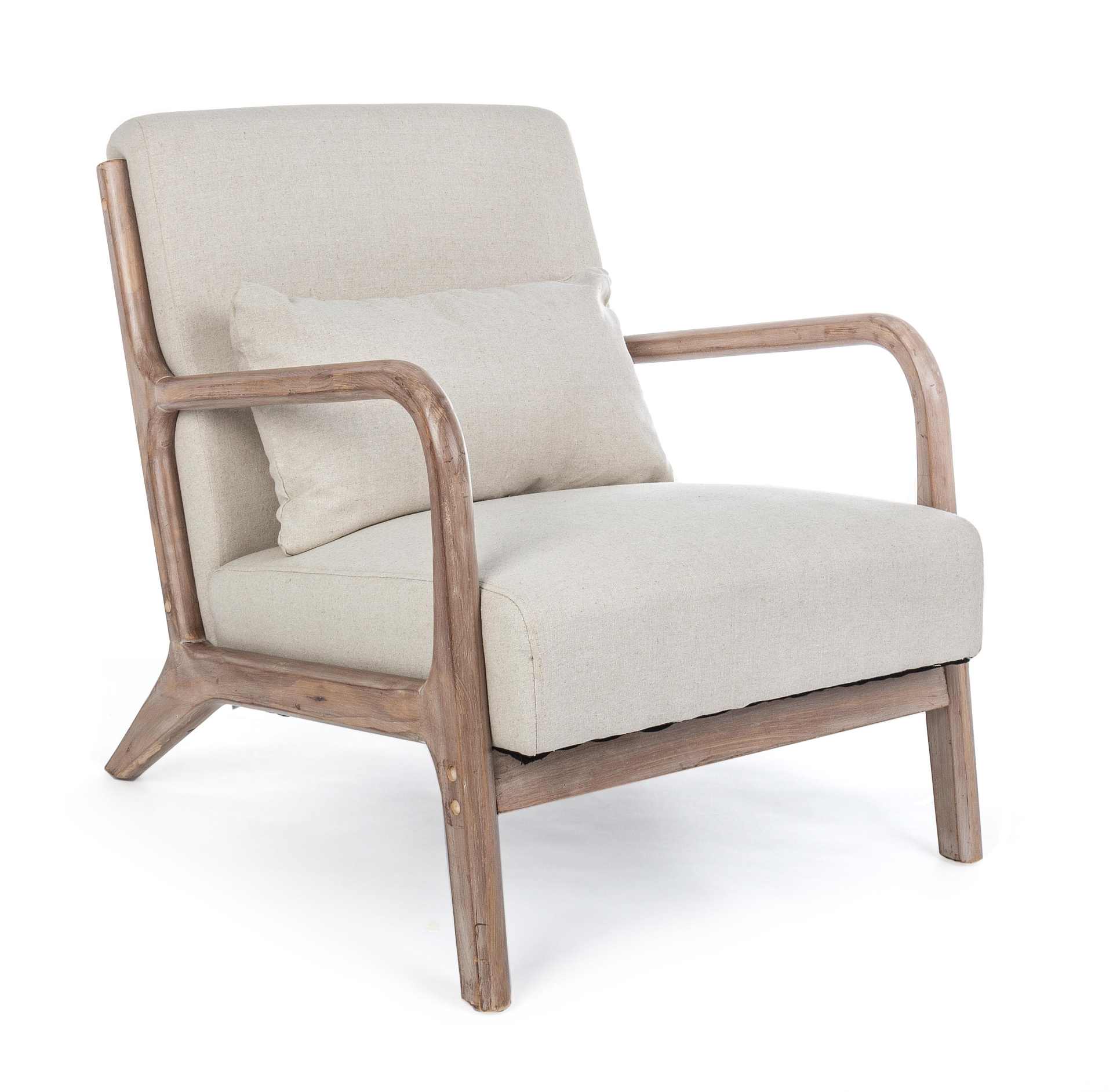 Sessel Ancilla mit Stoff-Bezug, Beige Sessel Ancilla mit Stoff-Bezug, Beige