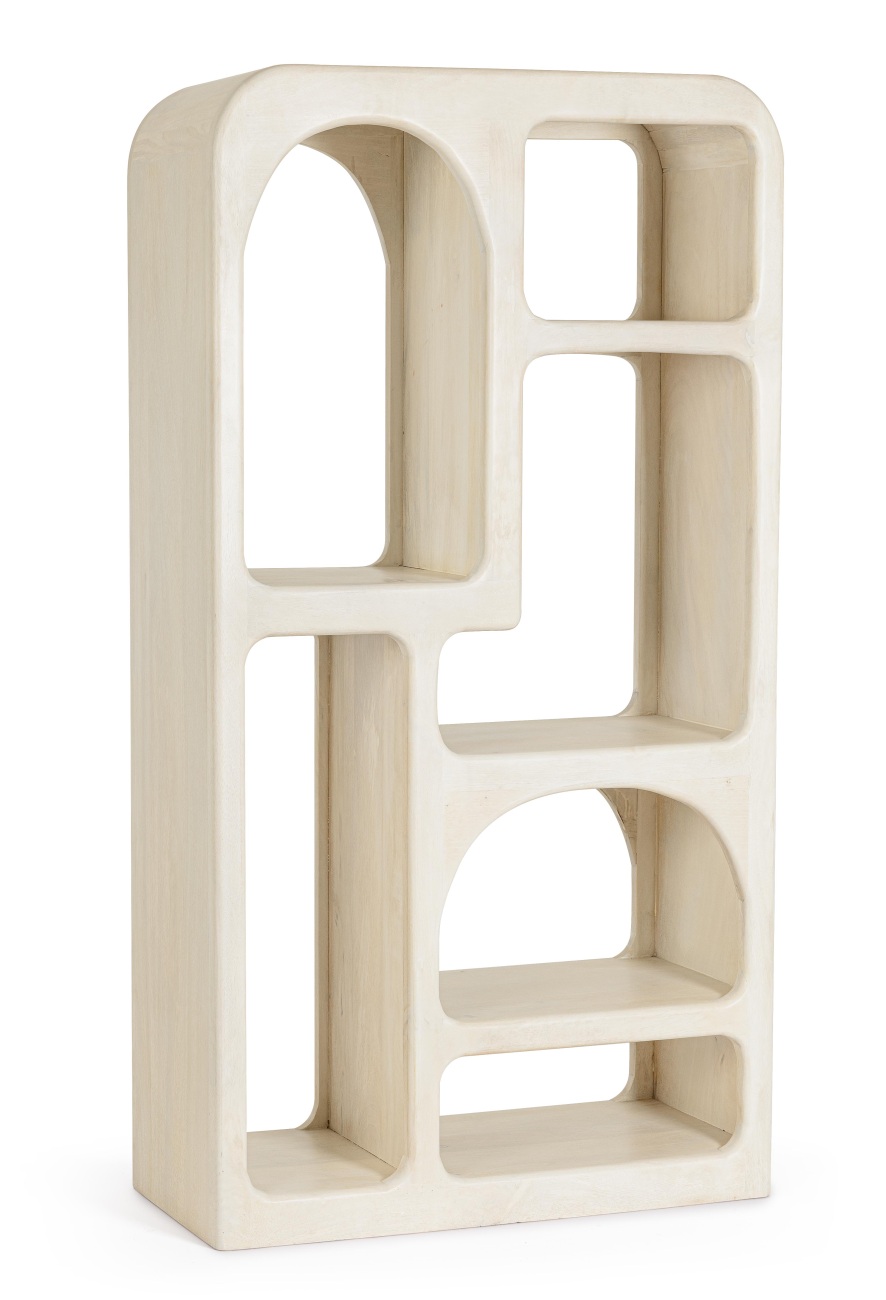 Bücherregal Cairo aus Mangoholz, 90 cm Bücherregal Cairo aus Mangoholz, 90 cm