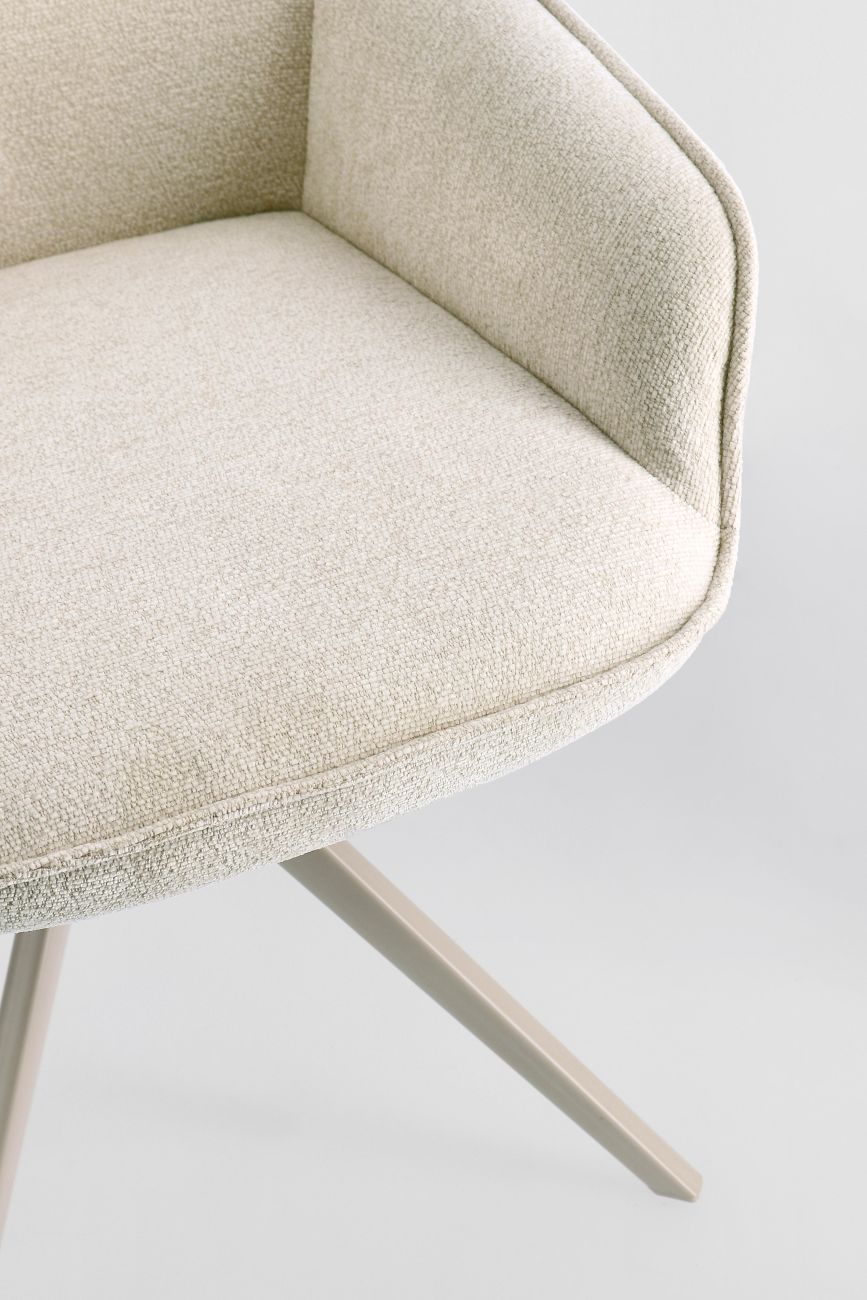 Esszimmerstuhl Matilda mit Armlehne, Moon