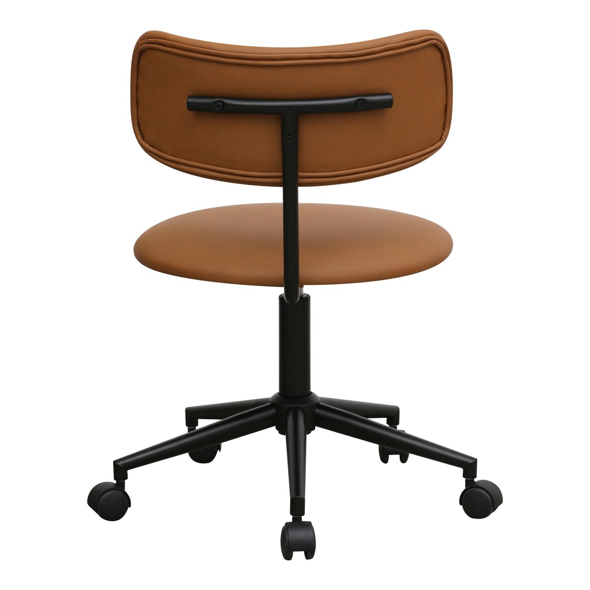 Bürostuhl Xory aus Kunstleder - Drehbar, Höhenverstellbar, Neigbar, Hellbraun
