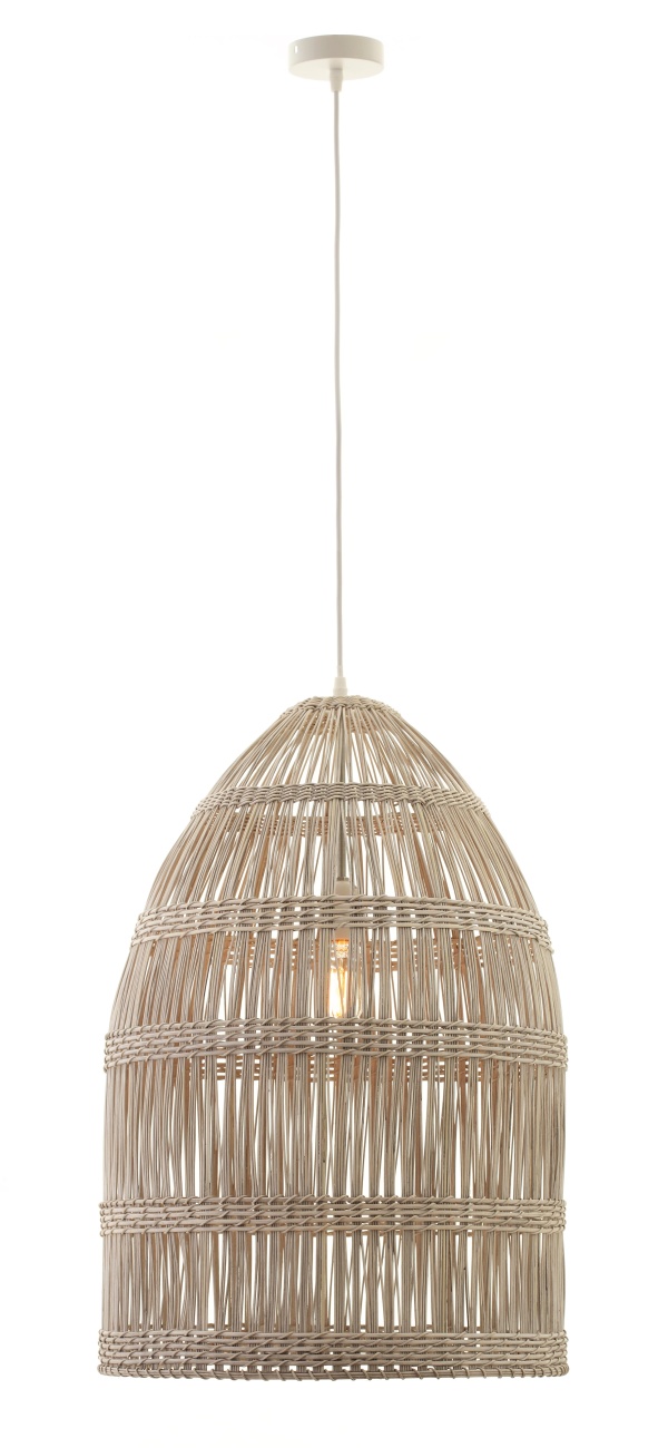 Hängeleuchte Praia aus Rattan, Ø 45 cm Hängeleuchte Praia aus Rattan, Ø 45 cm