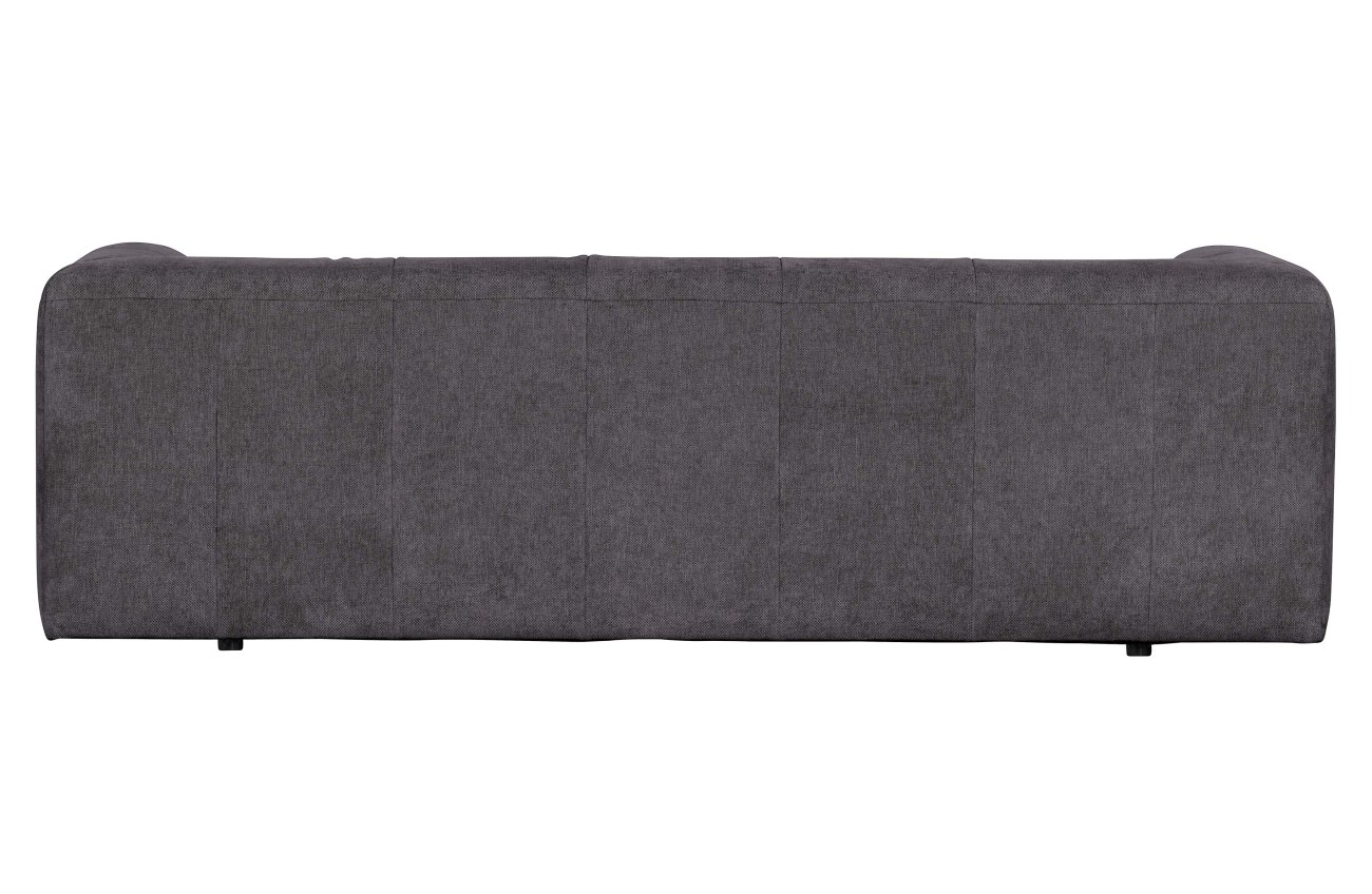Das Sofa Grid überzeugt mit ihrem modernen Stil. Gefertigt wurde es aus Chenille Gewebe, welcher einen grauen Farbton besitzt. Das Gestell ist aus Kunststoff und hat eine schwarze Farbe. Das Sofa besitzt eine Größe von 230x98 cm.