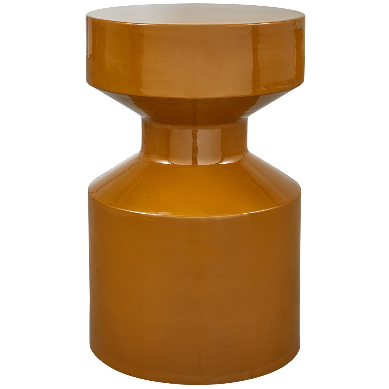 Beistelltisch Ferry aus Metall, Honiggelb Beistelltisch Ferry aus Metall, Honiggelb