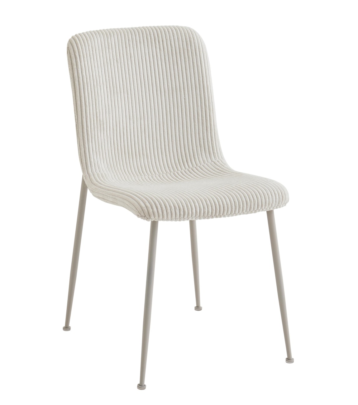 Esszimmerstuhl Rinas 4er-Set mit Cordbezug, Beige Esszimmerstuhl Rinas 4er-Set mit Cordbezug, Beige